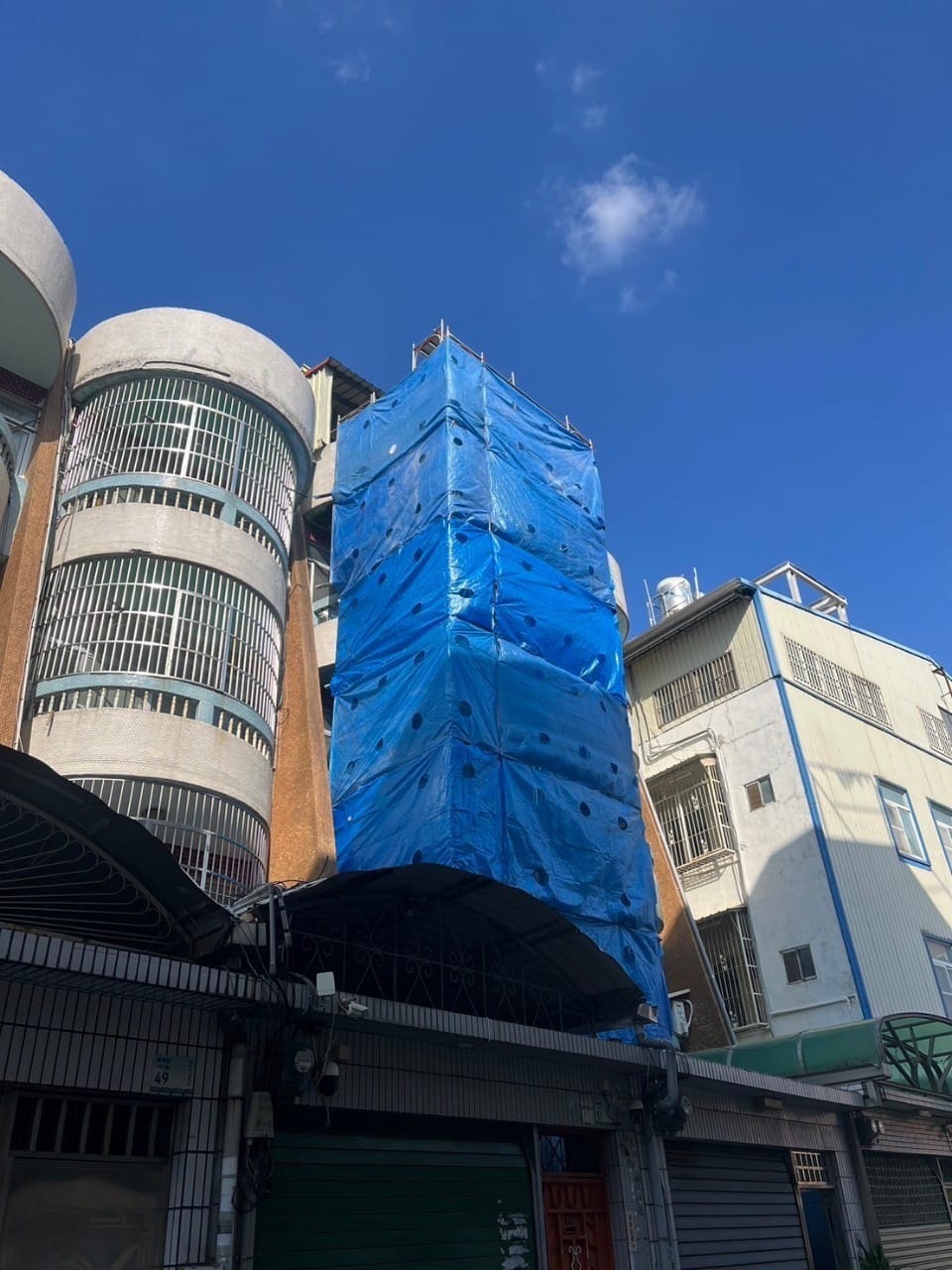 高雄外牆翻修鷹架架設