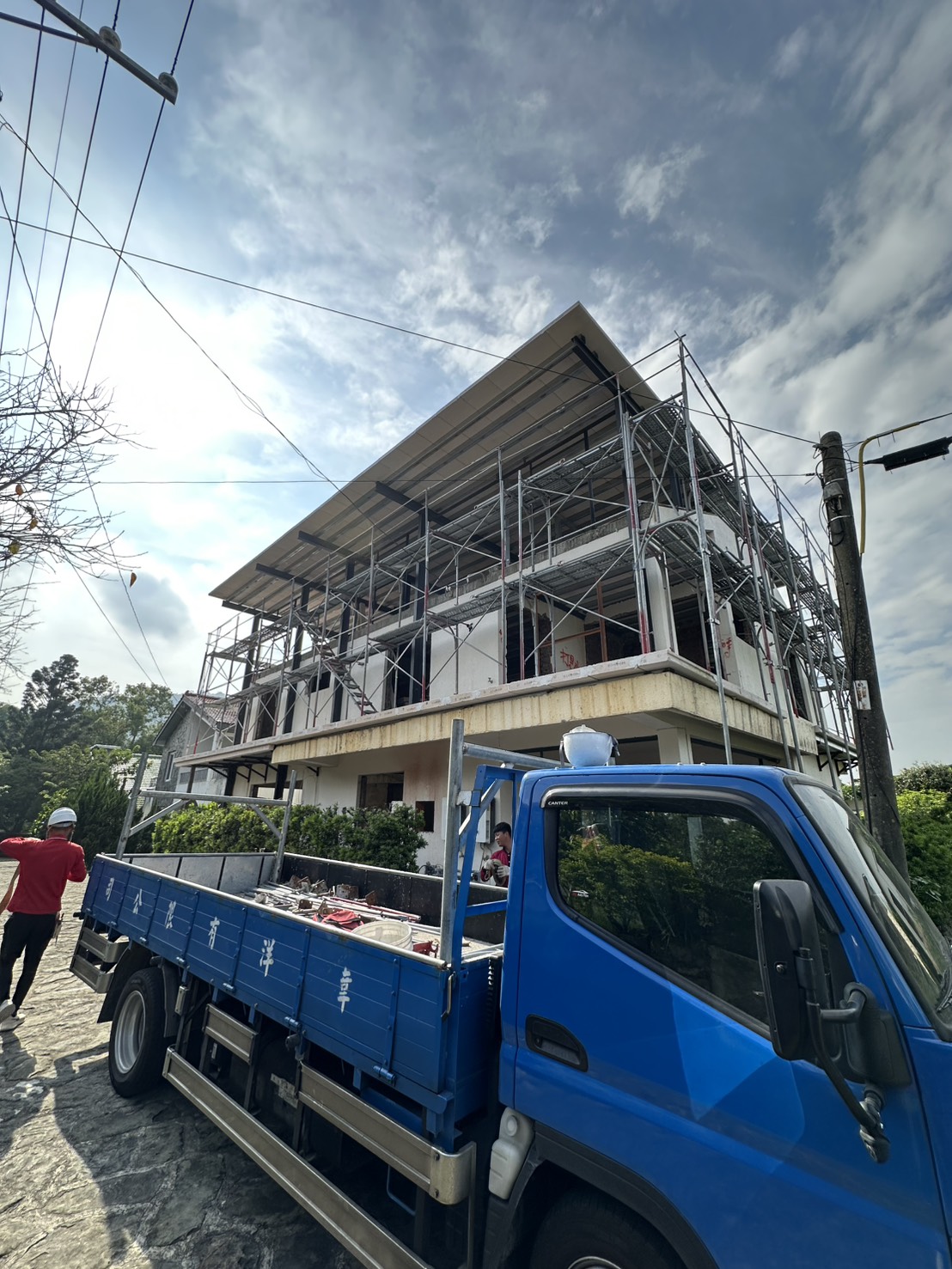 高雄外牆翻修鷹架架設